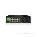 L2 L3 المدارة Gigabit Ethernet Industrial Switches Poe